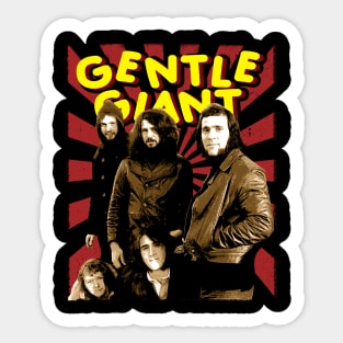 Acquiring the Taste of Fashion Giant Band T-Shirts, Savor Prog-Rock Flair Sticker